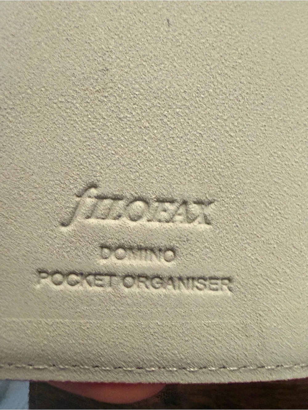 Filofax “DOMINO” Personal Pocket Organizer in Magenta
